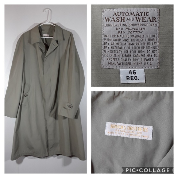 Brooks Brothers Other - Brooks Brothers Trench Coat 46 Reg